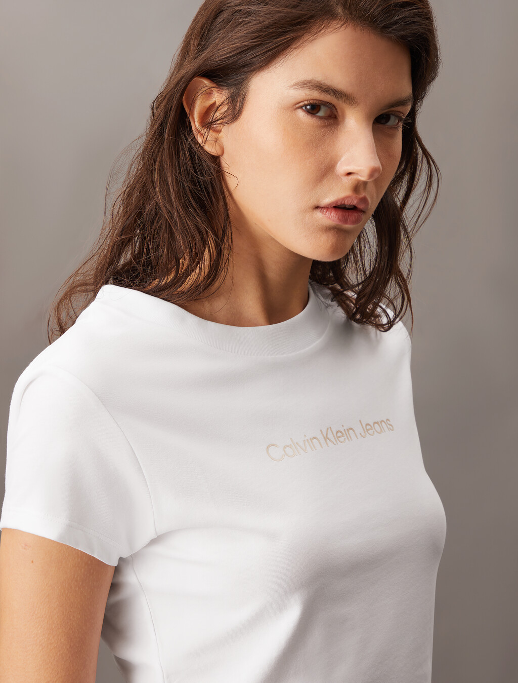 Institutional Baby Tee, Brilliant White, hi-res