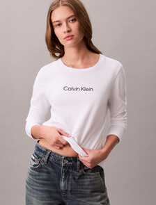 Standard Logo Slim Tee, Brilliant White, hi-res