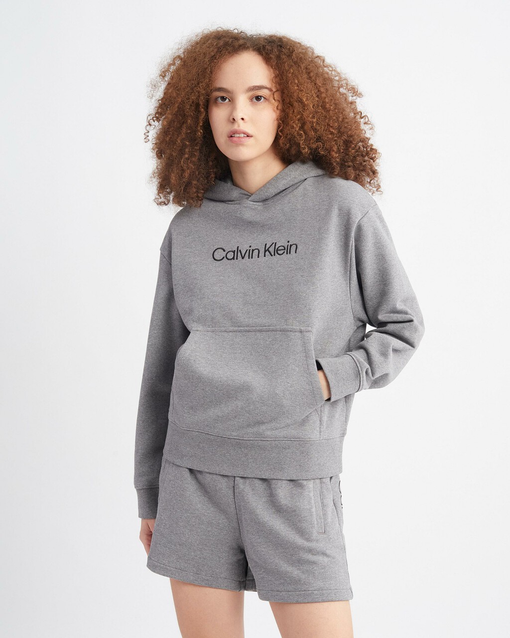 HERO LOGO STANDARD HOODIE, Medium Grey Htr, hi-res
