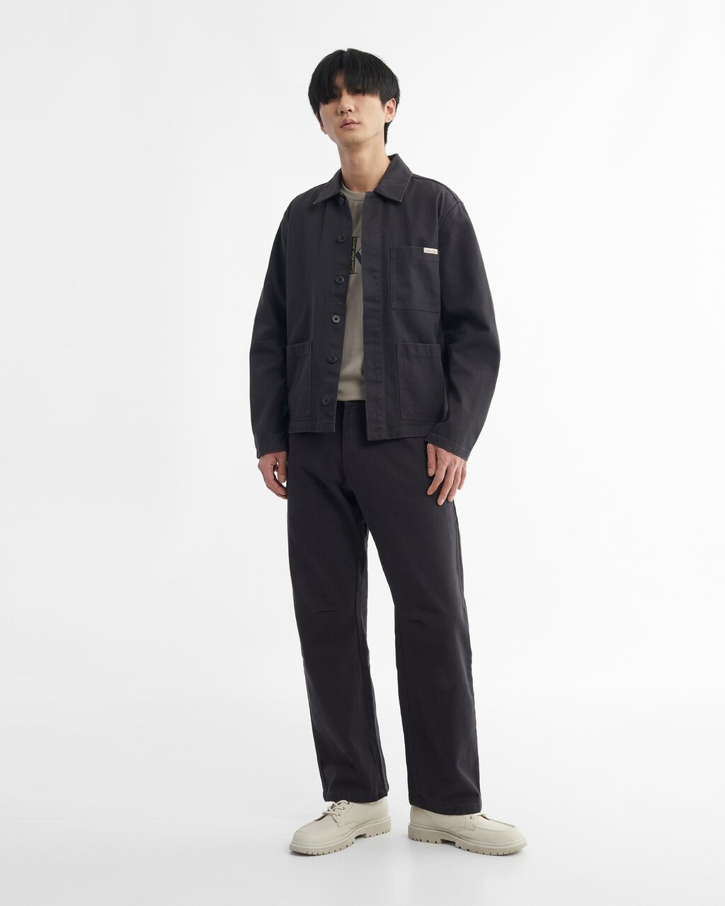 BLACK ARCHIVAL INSTITUTIONAL TEE, Perfect Taupe, hi-res