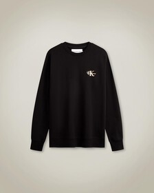 Year of the Dragon Unisex Monogram Sweatshirt, Ck Black, hi-res