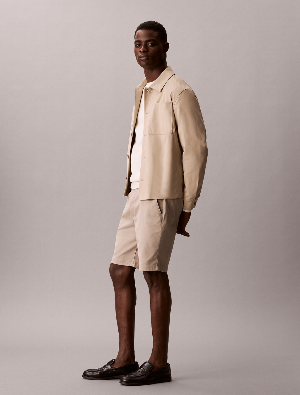 Refined Stretch Chino Short, Vintage Khaki, hi-res