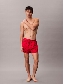 Lunar New Year Slim Boxer, Untamed Horses_Rouge, hi-res
