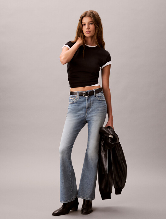 37.5 High Rise Flared Jeans