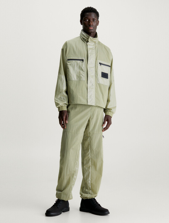 Relaxed Nylon Cargo Pants