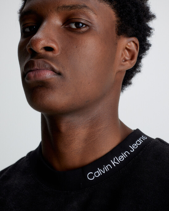 Relaxed Towelling T-Shirt