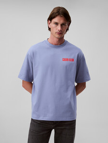 Calvin Klein Logo Print Tee, Tempest, hi-res