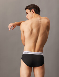 Icon Cotton Air Hipster Brief, Black, hi-res