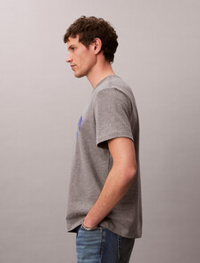 Embroidered NYC Logo T-shirt, Med Grey Htr, hi-res