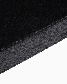 All Over Print Wool Scarf, BLACK, hi-res