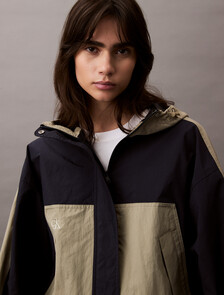 Two-Tone Ripstop Nylon Jacket, LAUREL OAK / SKY CAPTAIN, hi-res