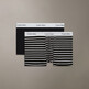 black/ leader stripe black