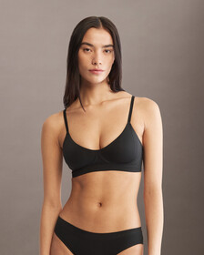 BONDED FLEX LIGHTLY LINED BRALETTE, Black, hi-res