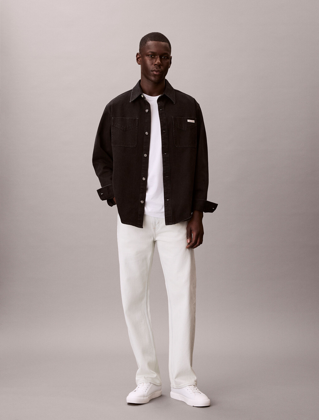 90s Denim Overshirt, JACKSON BLACK STONE, hi-res