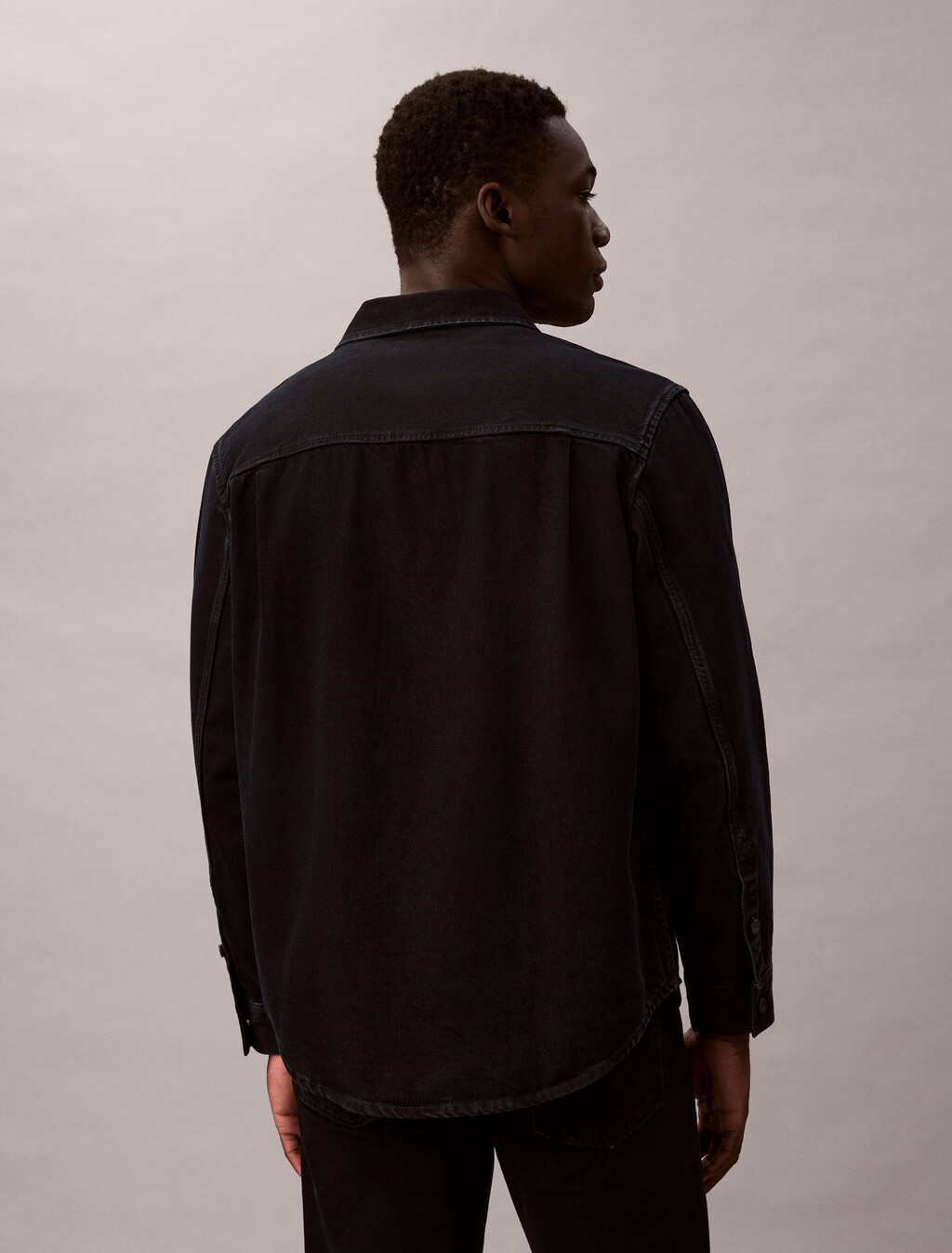 90's Denim Overshirt, BLUE BLACK STONE, hi-res