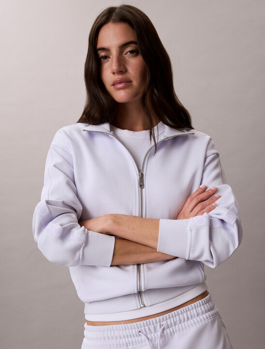 Logo Tape Full Zip Sweatshirt