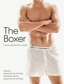 CK Black Slim Fit Boxers, Black, hi-res