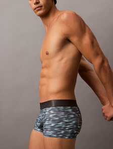 Brushed Microfiber Stretch Low Rise Trunk, 18843 DOWNPOUR PRINT+SPEAKEASY, hi-res