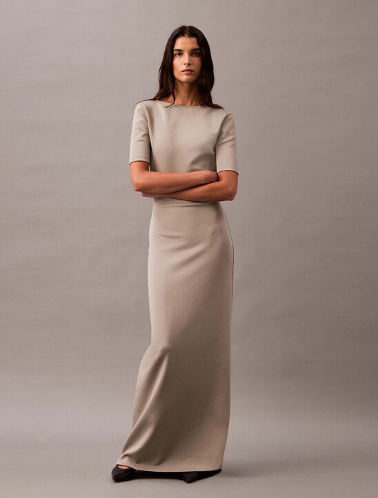 Backless Jersey Dress
