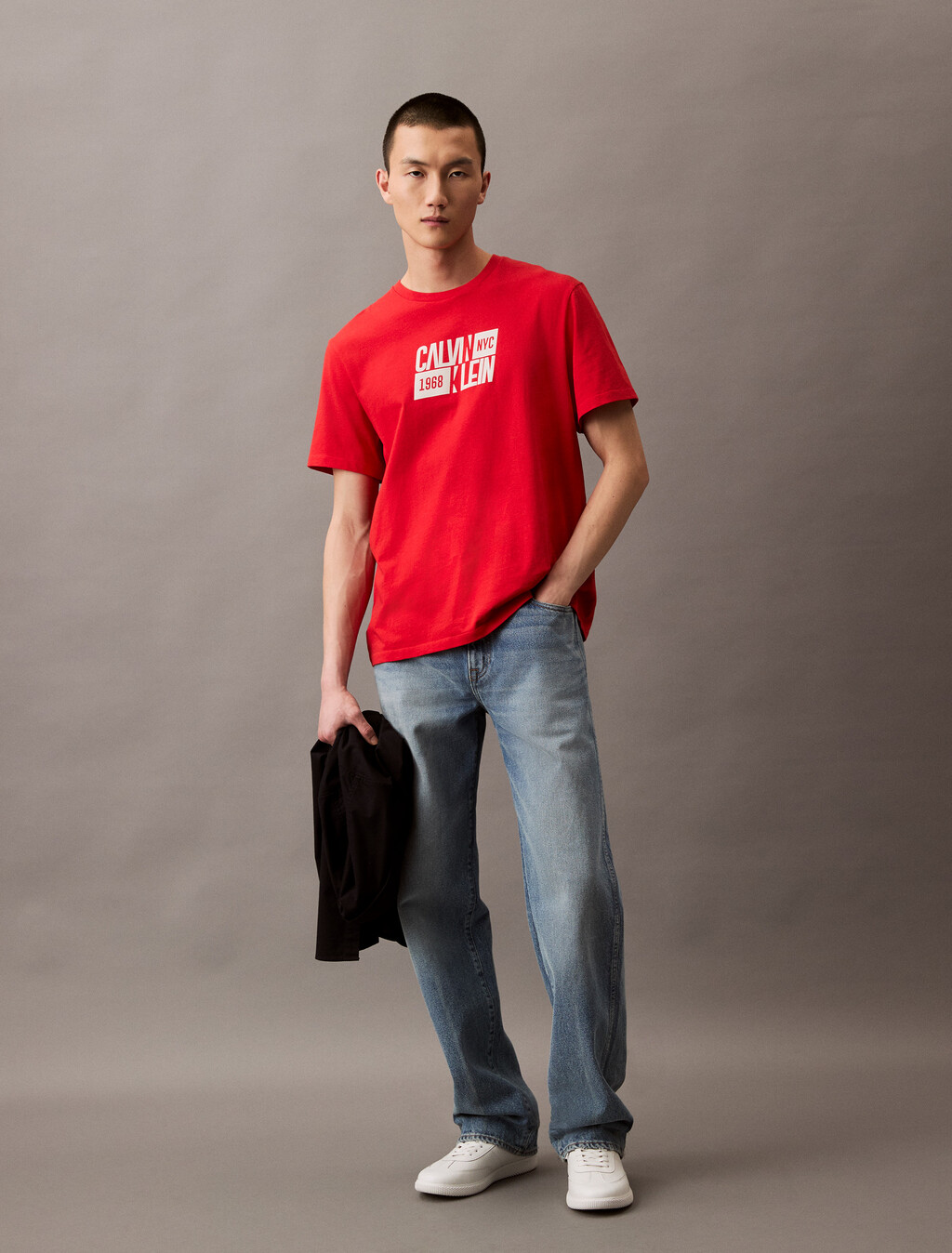 Classic Sport Logo T-shirt, Red Alert, hi-res