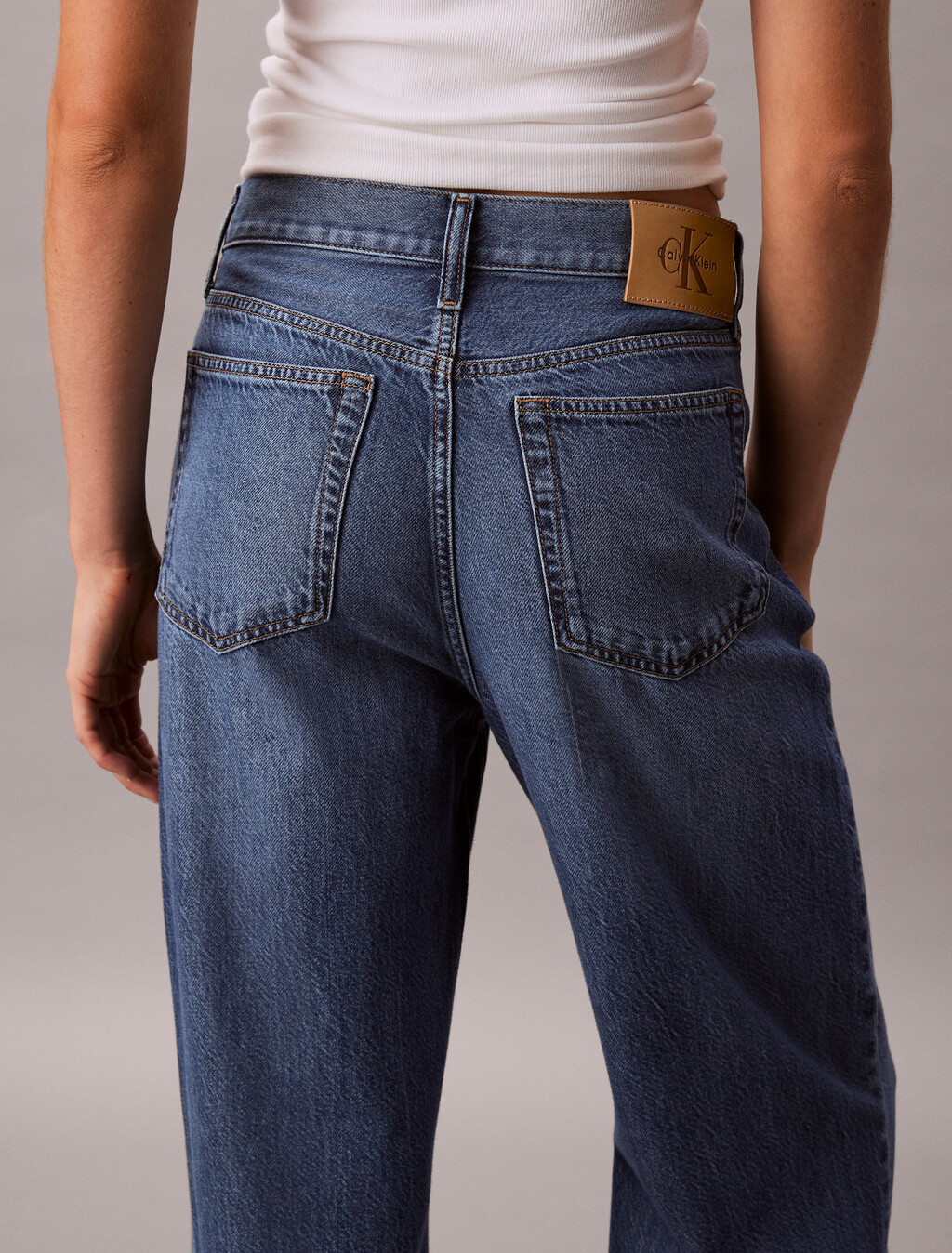 Tencel Ultra High Wide Leg Jeans, BALTIC BLUE, hi-res