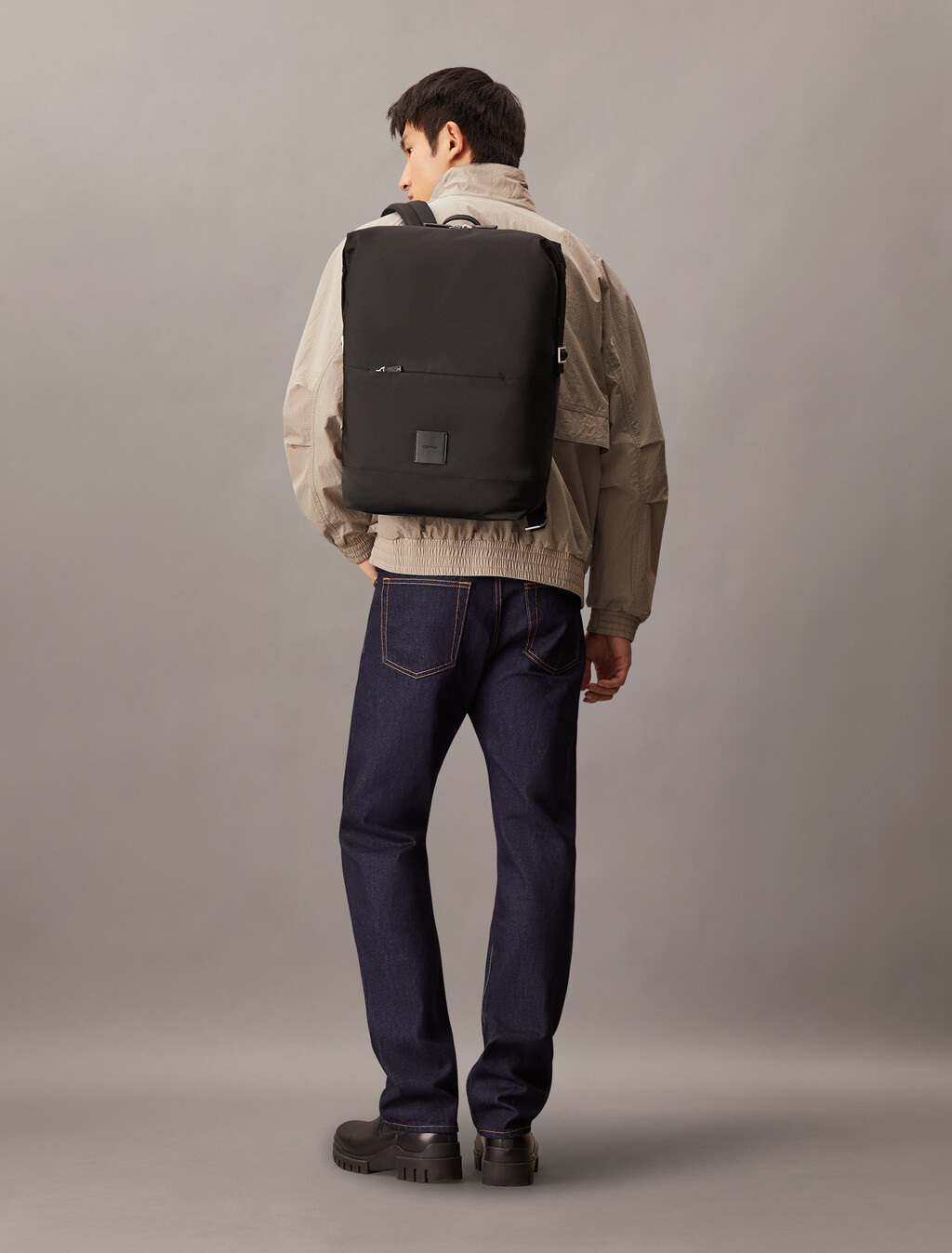 Pinched Backpack 44cm, Black, hi-res