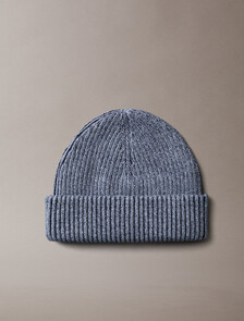CK Patch Rib Docker Hat, WASHED BLUE, hi-res