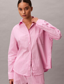 Valentine's Day Capsule Stripe Sleep Shirt, 19471 TRAIL STRIPE+PINK ESSENCE, hi-res