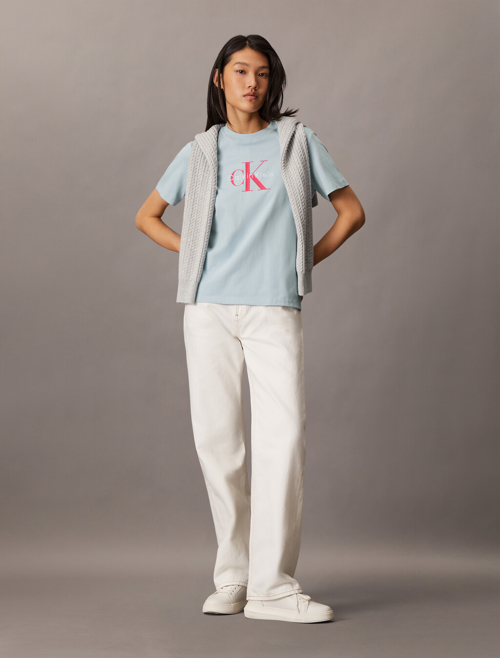 Monogram T-shirt, Niagara Mist, hi-res