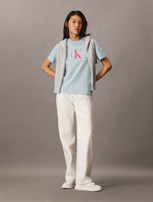 Monogram T-shirt, Niagara Mist, hi-res