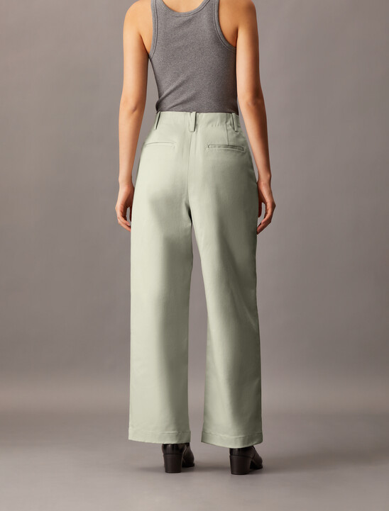 Cotton Chino Relaxed Trousers
