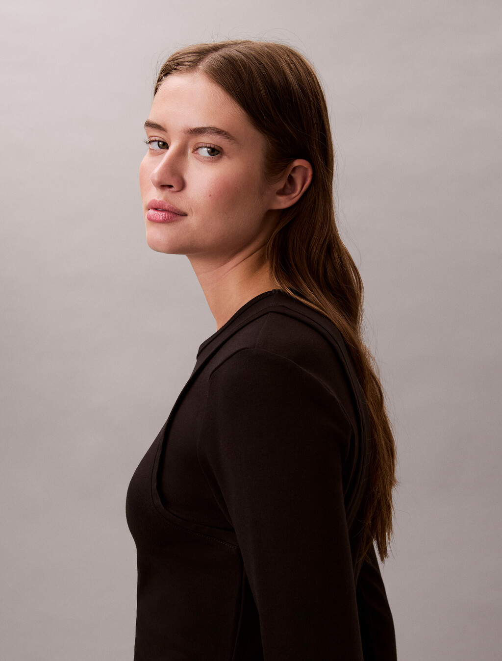 Interlock Mini Dress, Black, hi-res