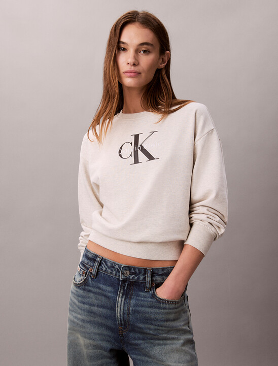 Cropped Monogram Sweatshirt