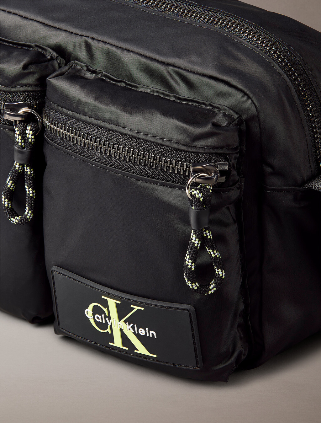 Tech Utility Camera Bag, Black/Wild Lime, hi-res