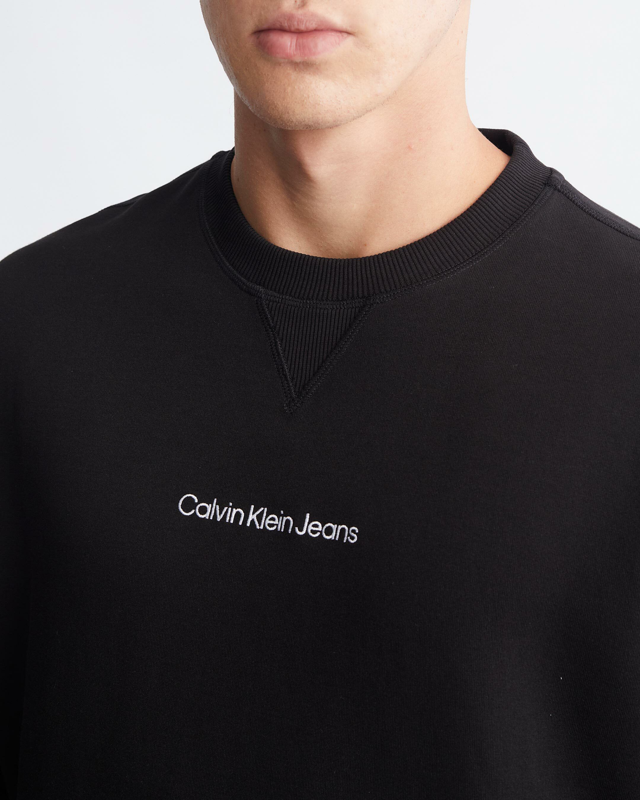 Calvin klein institutional logo sweatshirt 2025