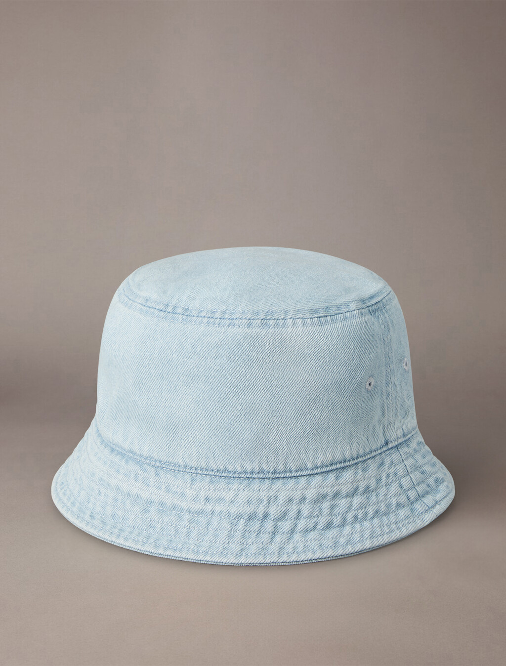 Large Monogram Denim Bucket Hat, Light Wash Denim, hi-res