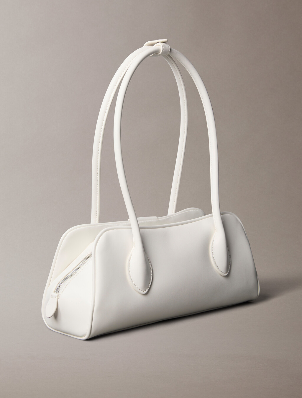 Trio Compartment Shoulder Bag, White Alyssum, hi-res
