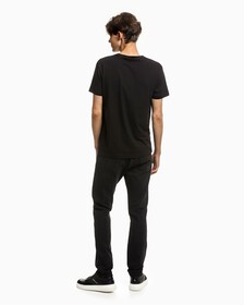 ORGANIC COTTON MONOGRAM POCKET TEE, Ck Black, hi-res
