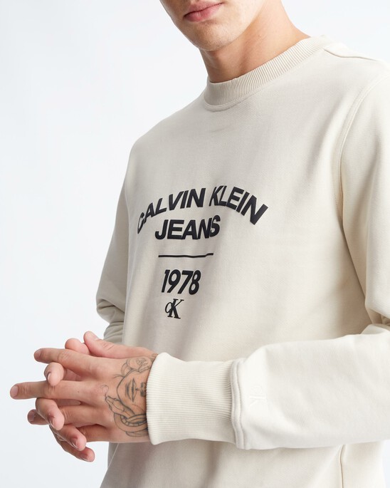 Varsity Curved Logo Sweatshirt