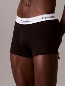 Icon Cotton Stretch Trunks 3 Pack, Black/Bijou Modern Emblem_Stratified Sea/Tahiti Tu, hi-res
