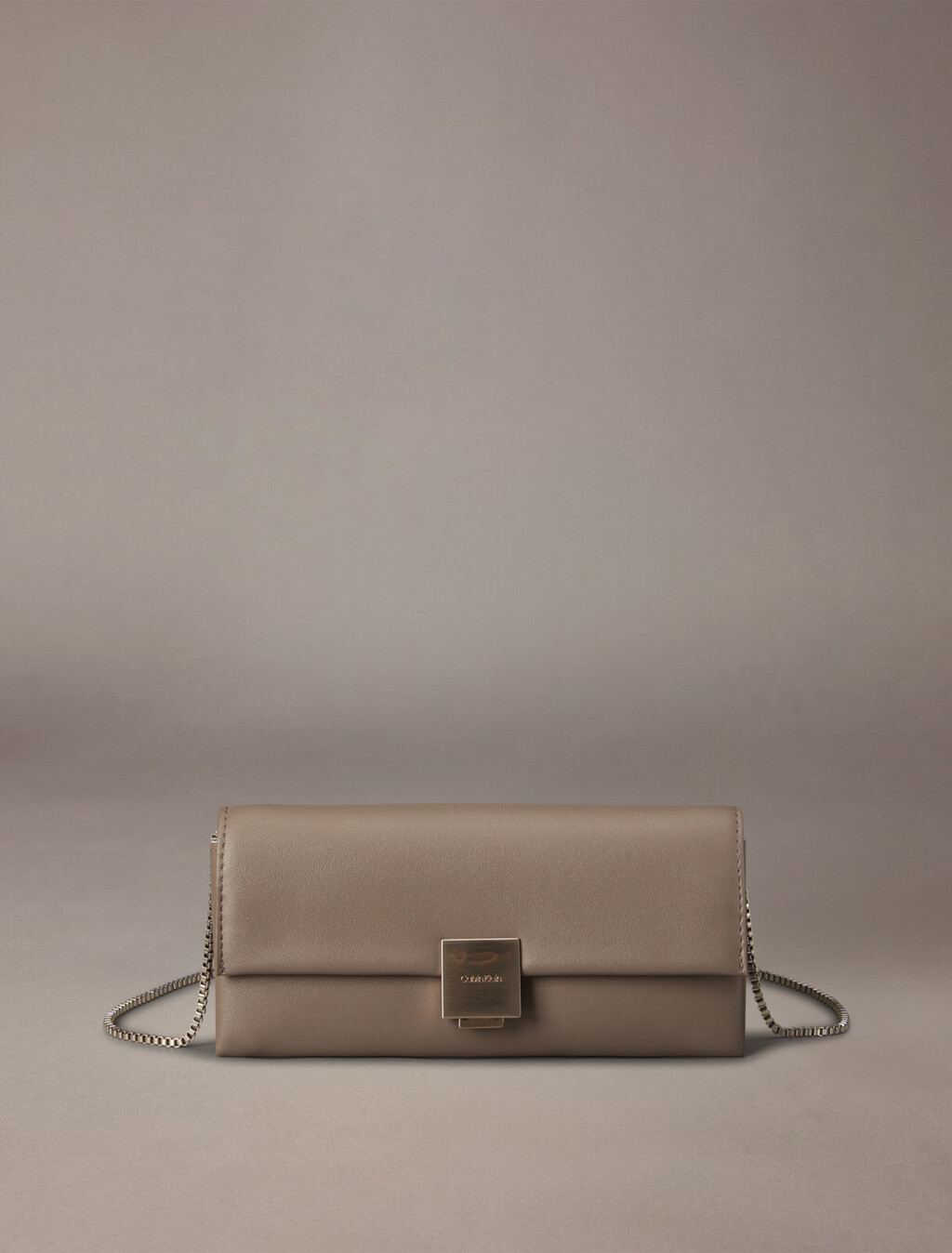 CK Lock Flap Phone Crossbody Bag, Driftwood, hi-res