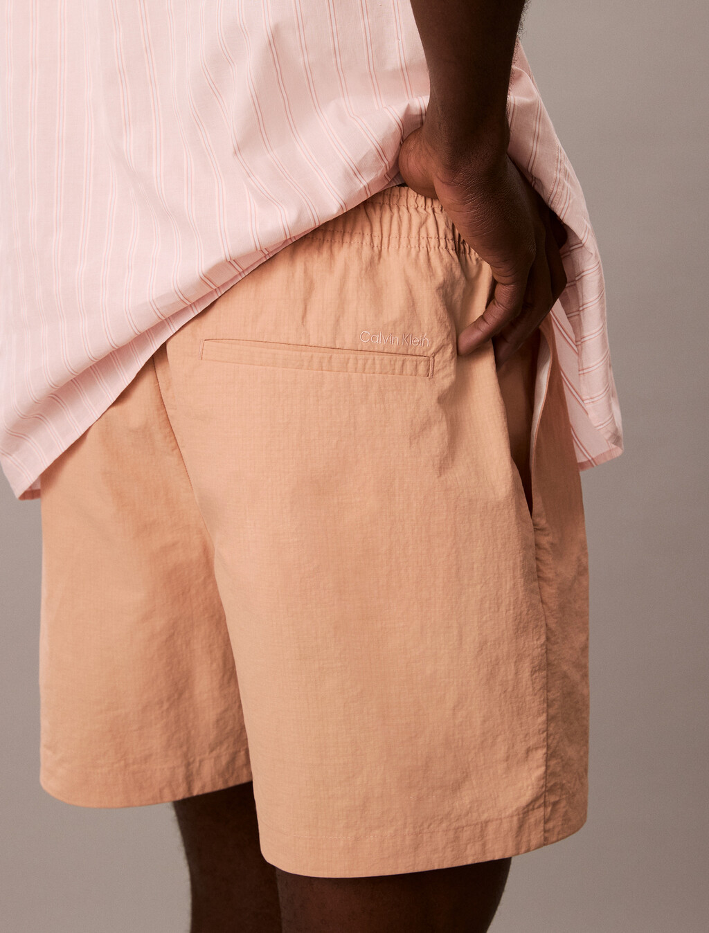 Ripstop Nylon Pull On Short, Tuscany, hi-res