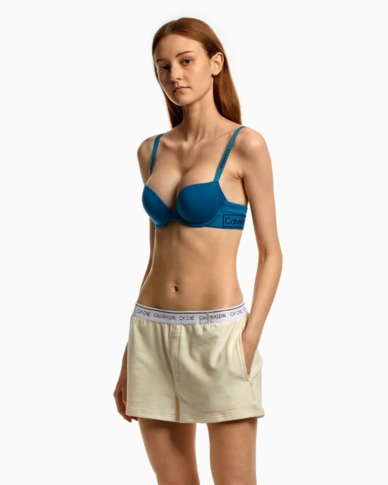REIMAGINED HERITAGE PUSH UP PLUNGE BRA