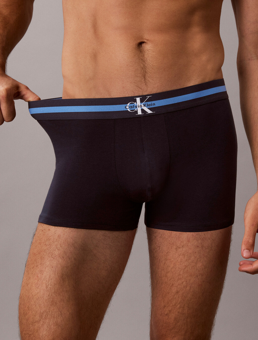 3 Pack Trunks - Graphic Monogram Cotton, Dark Sapphire/Smudge CK Small Poseidon Blue/Quicks, hi-res