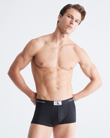 CALVIN KLEIN 1996 MICRO LOW RISE TRUNKS, Black, hi-res