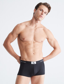 Calvin Klein 1996 Micro Low Rise Trunks, Black, hi-res