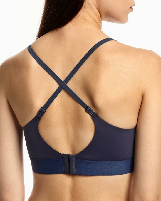 EMBOSSED ICON MICRO PUSH UP PLUNGE BRA