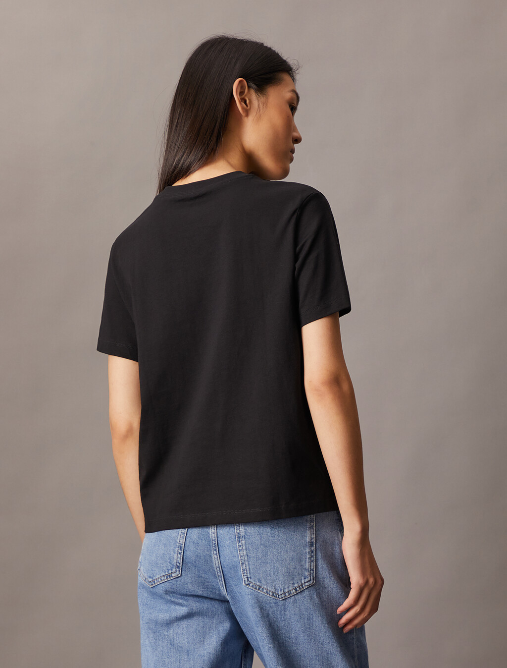 Monogram T-shirt, Black, hi-res