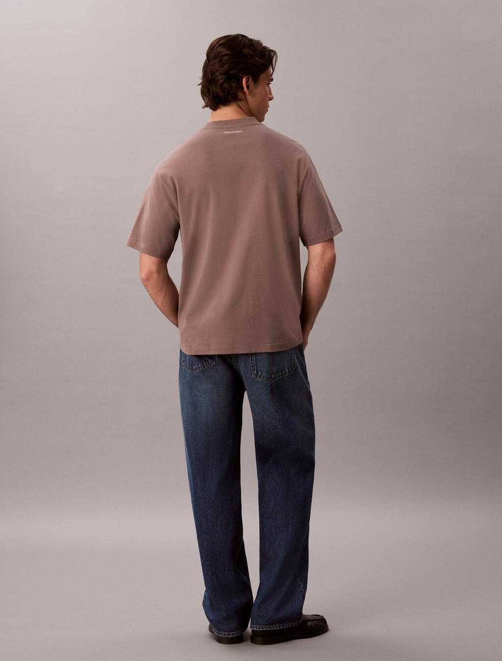 Relaxed Arched Logo T-shirt, Iron, hi-res
