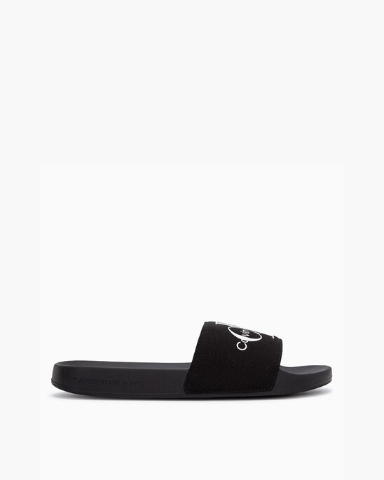 Monogram Cotton Slides